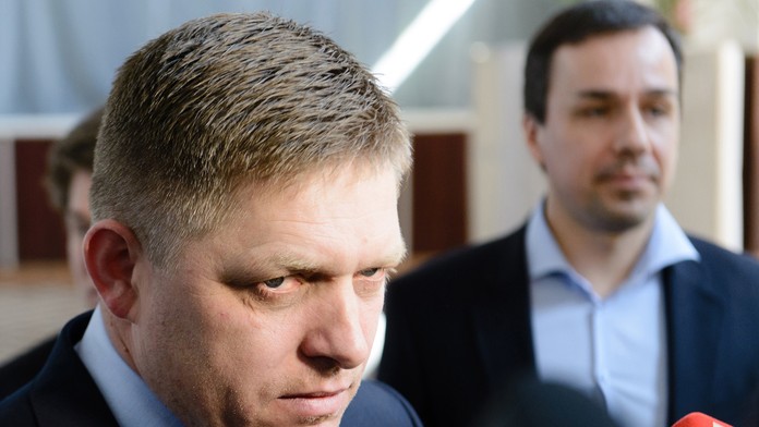 Robert Fico a Erik Tomáš.