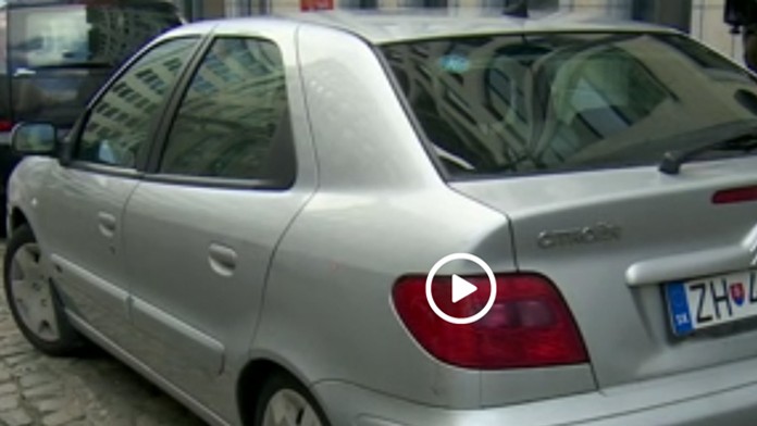 Auto Slováka, ktorého zadržali v Bruseli.