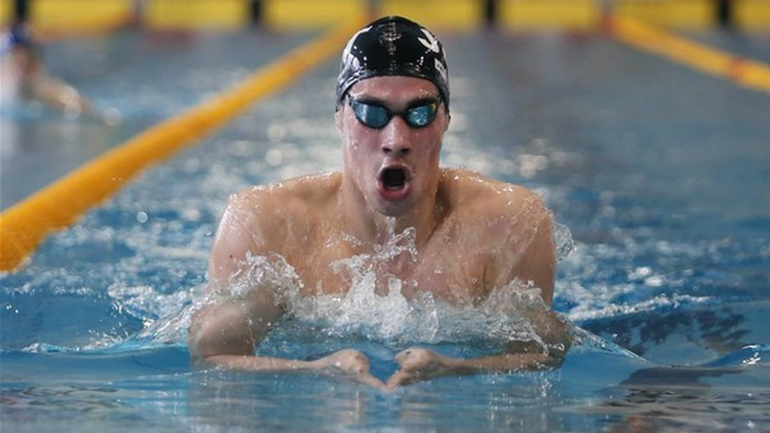 Slovenský reprezentant v plávaní Richard Nagy.