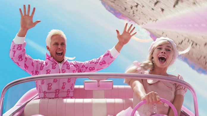 Ryan Gosling a Margot Robbie. 