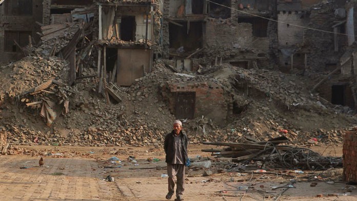 Zosuv pôdy v Nepále.