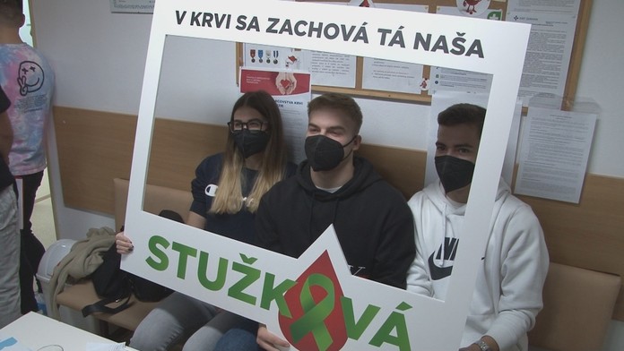 Stužkovú strávili na transfuziológii. 