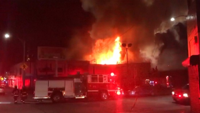 Požiar v Kalifornii.