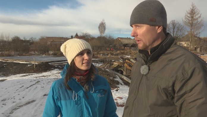 Takto vyzeral dom manželov Balážovcov keď ho stavali.