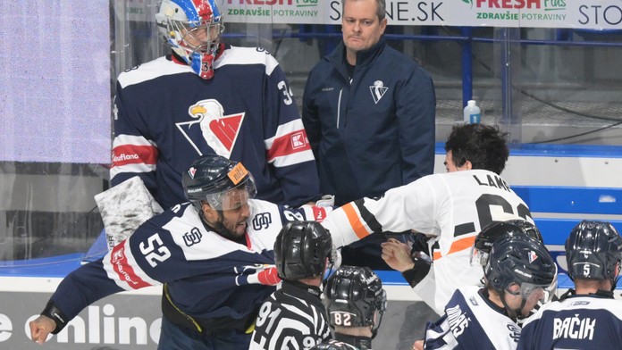 Momentka zo zápasu Košice - Slovan