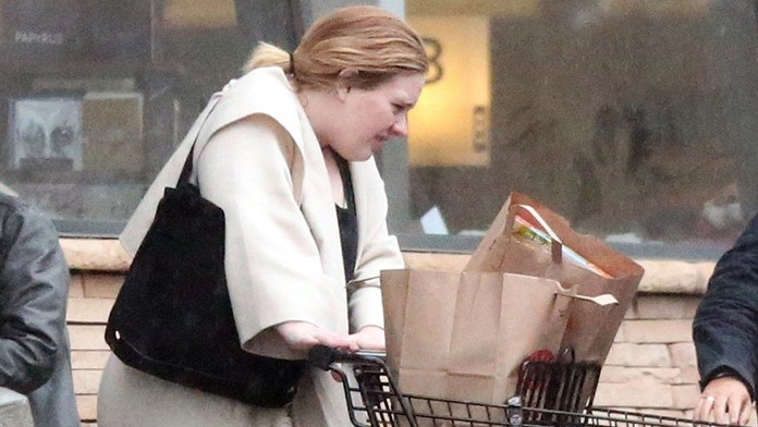 Adele vyrazila na nákupy