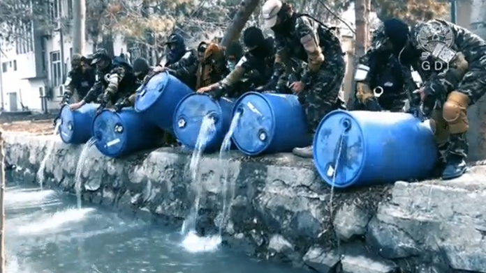 Záber z videa afganskej tajnej služby.