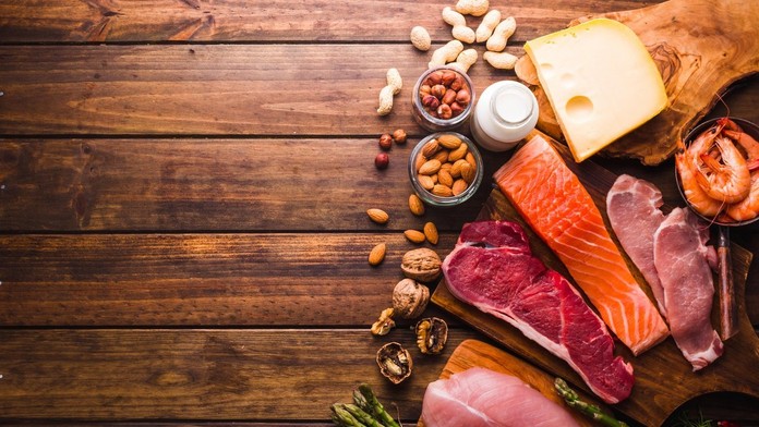 Strava plná bielkovín.