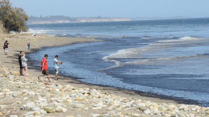 Chránená pláž Refugio State Beach.