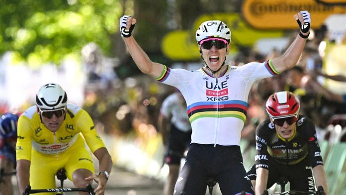 Pogačar víťazí na Tour de France