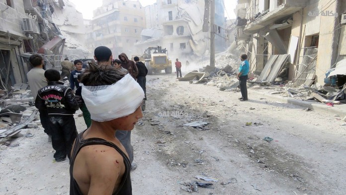 Aleppo - nálet na detskú nemocnicu