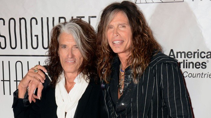 Joe Perry a Steven Tyler