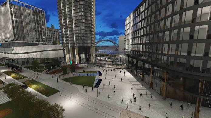 Novostavby v Bratislave.