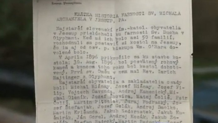 V USA našli takmer storočný odkaz Slovákov
