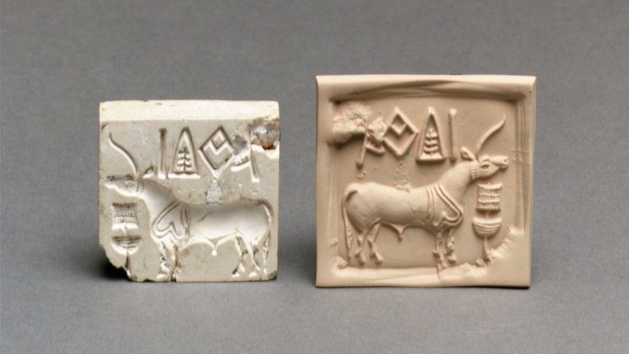 Časť kódu starovekého písma