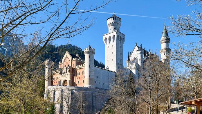 Zámok Neuschwanstein. Ilustračná snímka. 