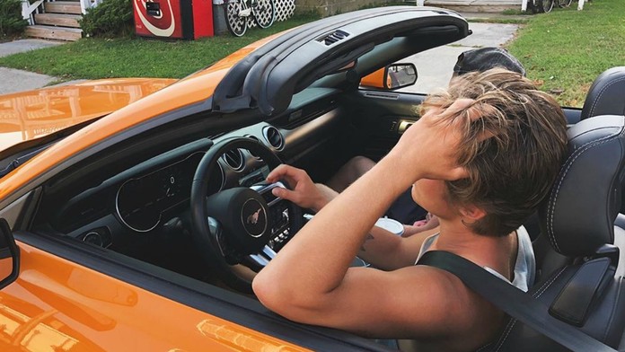 Alpská lyžiarka Stephanie Venierová v zjazde v Garmisch-Partenkirchene.