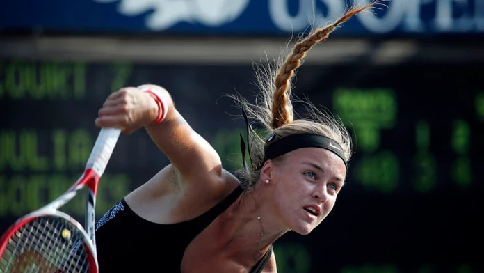 Slovenská tenistka Anna Karolína Schmiedlová.