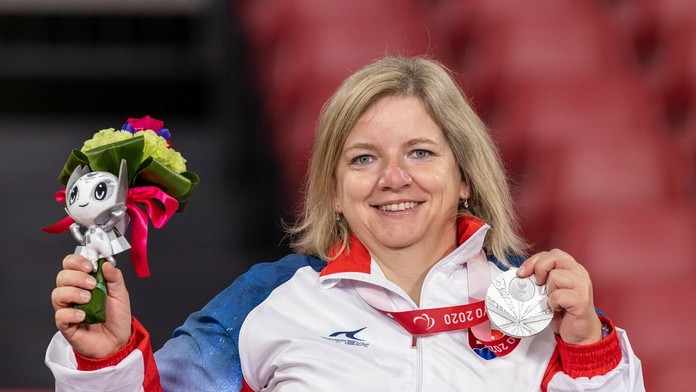 Strieborná Alena Kánová.