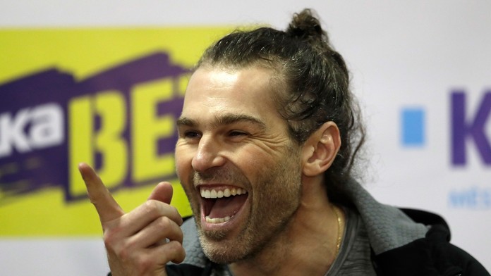 Jaromí Jágr na tréningu tímu Rytíři Kladno.