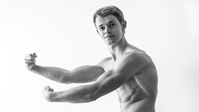 Najmladší súťažný kulturista v Británií Cosmo Taylor