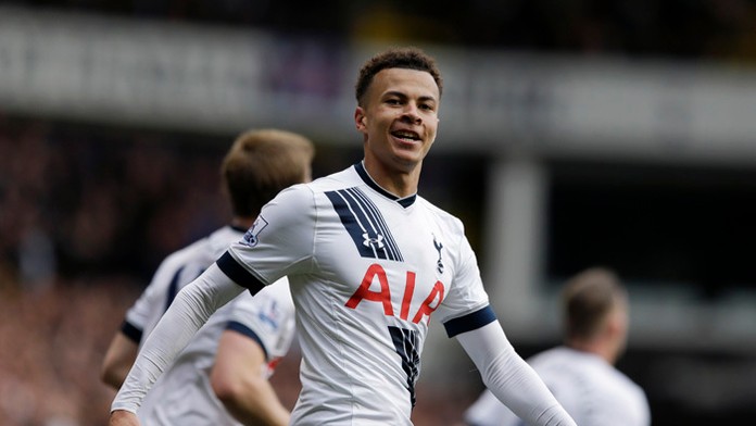 Hráč Tottenham Hotspur Dele Alli.