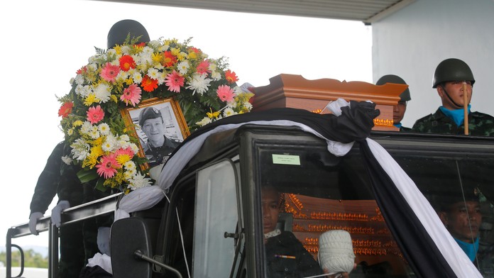 Prevoz tela potápača.