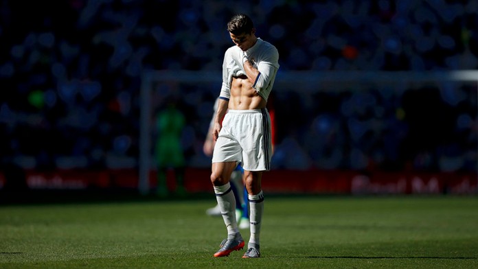 Hráč Realu Madrid Cristiano Ronaldo.