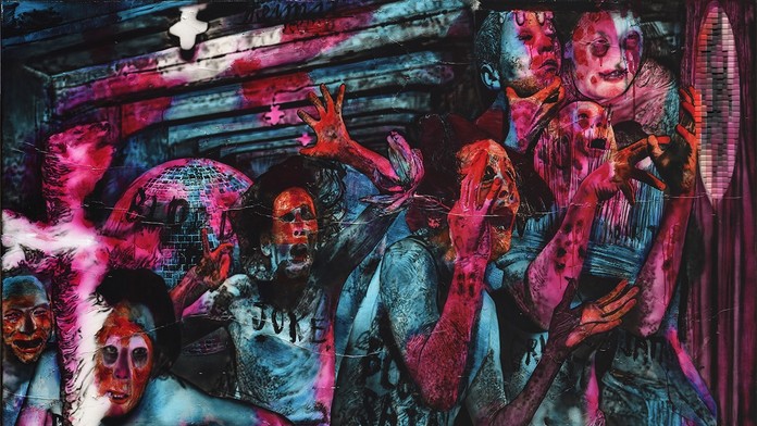 Na snímkach sú obrazy, ktoré ukradli z budovy v Bratislave.