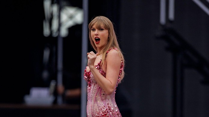 Taylor Swift počas turné v Dubline