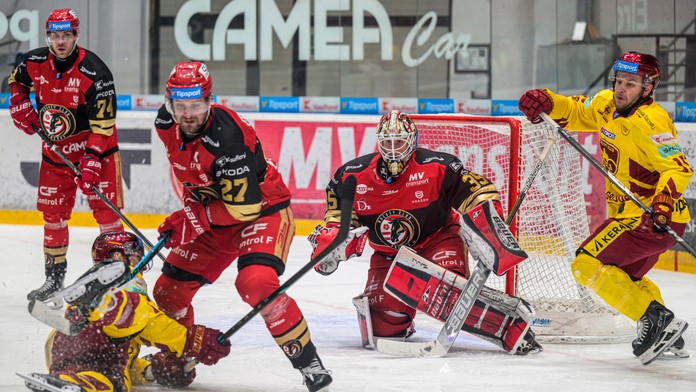 Momentka zo zápasu Prešov - Trenčín