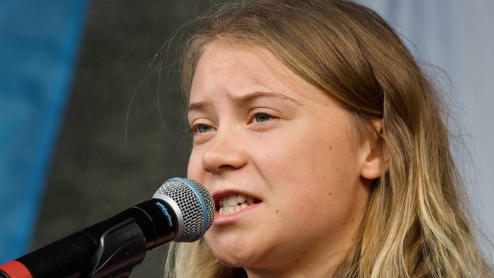 Greta Thunberg.