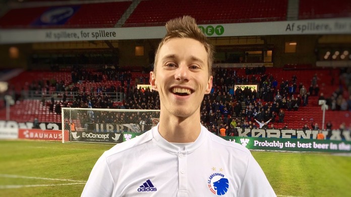 Ján Greguš v drese FC Kodaň.