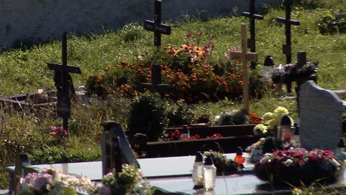Cintorín v Liptovskej Tepličke.