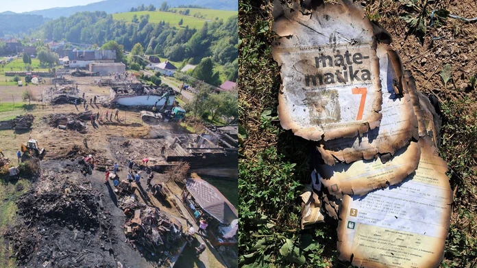 FOTO: Po ničivom požiari zostalo spálenisko. O pár dní ukázali Slováci obrovskú solidaritu