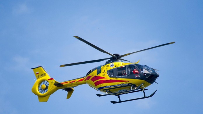 Poľský záchranársky vrtuľník