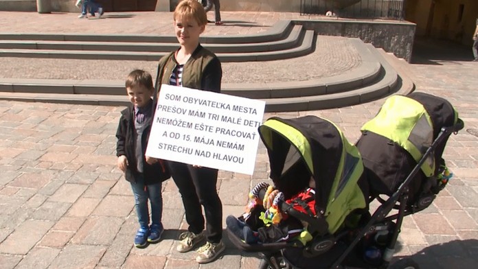 Prešovčanke hrozí, že s tromi deťmi zostane na ulici.