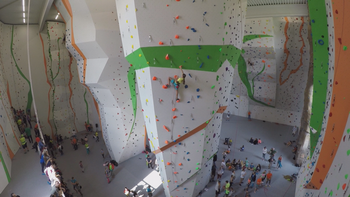 Nová lezecká stena v Žiline