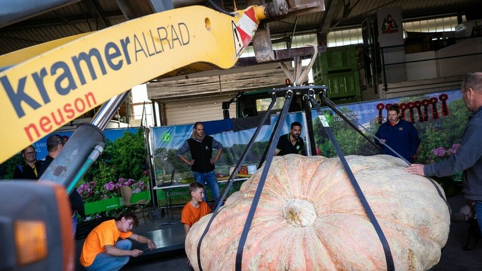 Gigantická tekvica talianskeho farmára.