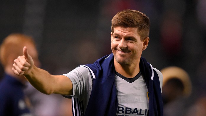 Steven Gerrard na archívnej snímke.