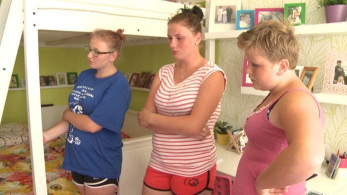 Kornélia,  Frederika a Tamarka Gaľové.