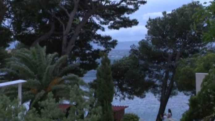 Nebezpečná búra v Chorvátsku.