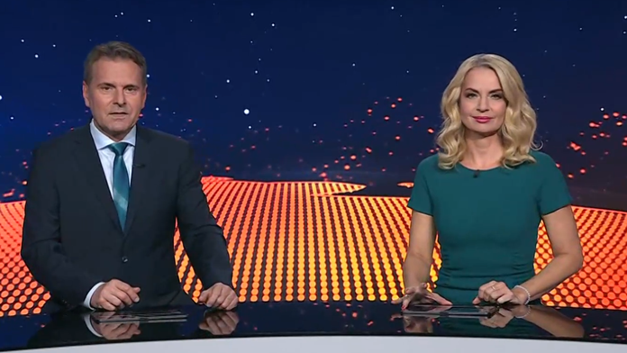 Televízne noviny v stredu.