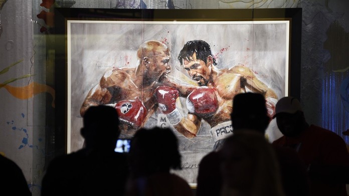 Mayweather vs Pacquaio.