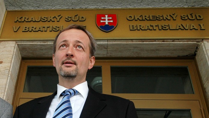 Ivan Lexa na Krajskom súde v Bratislave (2006).