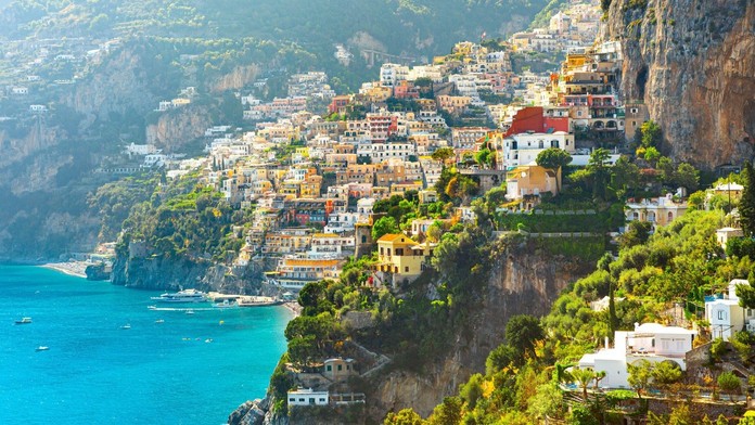 Talianske pobrežné mesto Positano 