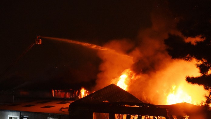 Obrovský požiar v Londýne.