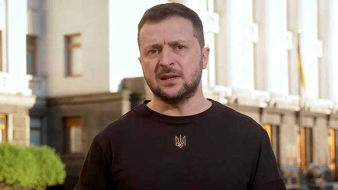 Ukrajinský prezident Volodymyr Zelenskyj.