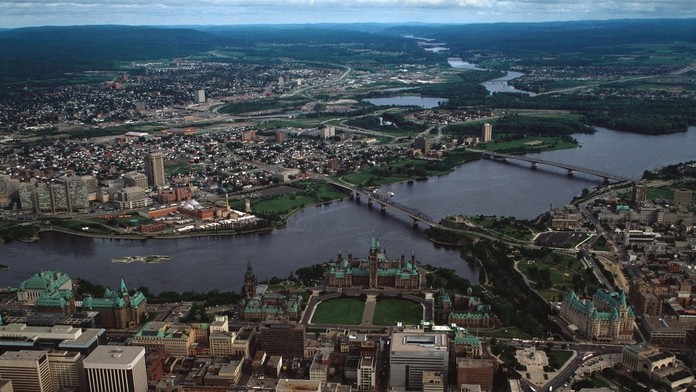 Hlavné mesto Kanady - Ottawa.