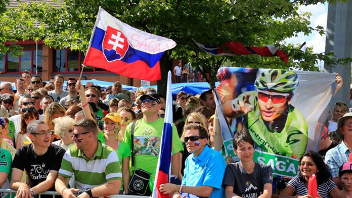 Saganovi fanúšikovia v Londýne.